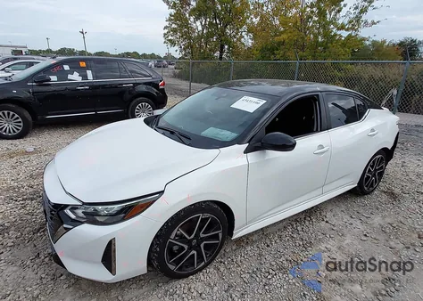 2025 Nissan Sentra Sr из США, поврежденный, VIN 3N1AB8DV5SY218532